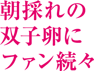 低温殺菌で牛乳の旨味をそのままに