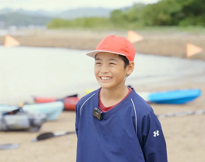 地元の小学生