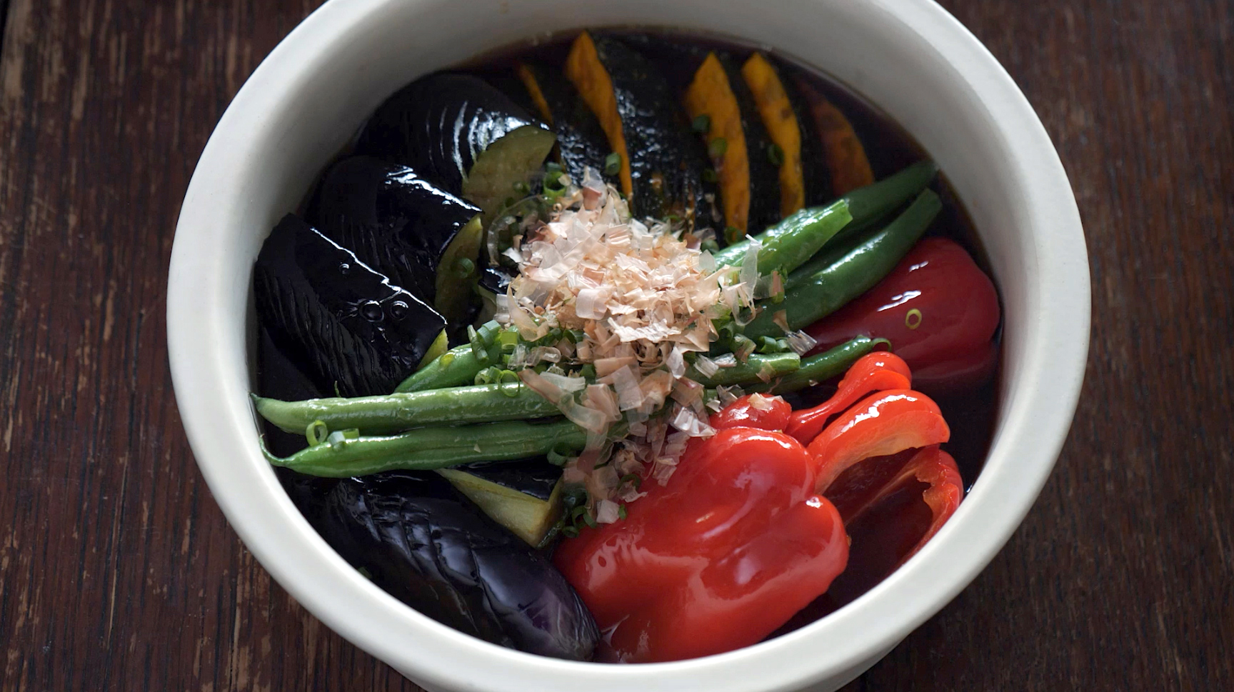 野菜の揚げ浸し